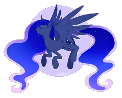 Size: 2500x2000 | Tagged: safe, artist:ghostycalico, princess luna, alicorn, pony, abstract background, eyes closed, female, mare, simple background, solo, transparent background