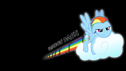 Size: 1920x1080 | Tagged: safe, artist:alphamuppet, rainbow dash, pegasus, pony, cloud, vector, wallpaper