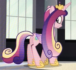 Size: 2635x2460 | Tagged: safe, screencap, princess cadance, alicorn, pony, princess spike (episode), cropped, plot, solo