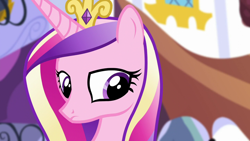 Size: 1280x720 | Tagged: safe, screencap, princess cadance, alicorn, pony, princess spike (episode), female, horn, solo