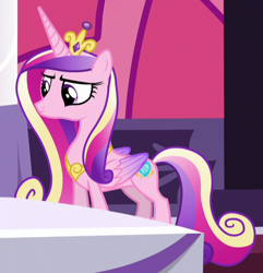 Size: 632x655 | Tagged: safe, screencap, princess cadance, alicorn, pony, princess spike (episode), cropped, solo