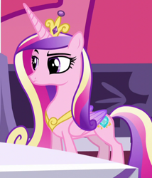 Size: 598x698 | Tagged: safe, screencap, princess cadance, alicorn, pony, princess spike (episode), cropped, solo