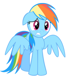 Size: 2300x2695 | Tagged: safe, artist:nethear, rainbow dash, pegasus, pony, simple background, transparent background, vector