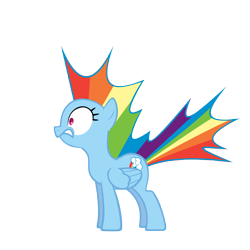Size: 6000x6000 | Tagged: safe, artist:geonine, rainbow dash, pegasus, pony, absurd resolution, simple background, surprised, transparent background, vector
