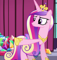 Size: 677x718 | Tagged: safe, screencap, princess cadance, alicorn, pony, princess spike (episode), cropped, solo