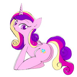 Size: 640x640 | Tagged: artist needed, safe, princess cadance, alicorn, pony, female, mare, plot, simple background, solo, white background