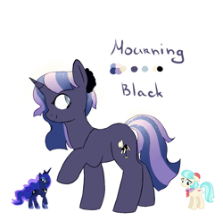 Size: 879x869 | Tagged: safe, artist:koteikow, coco pommel, princess luna, oc, fusion