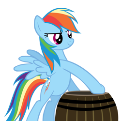 Size: 9999x9999 | Tagged: safe, artist:annietheeagle, rainbow dash, pegasus, pony, fall weather friends, absurd resolution, barrel, simple background, transparent background, vector