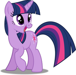 Size: 5089x5000 | Tagged: safe, artist:dashiesparkle, derpibooru import, twilight sparkle, unicorn twilight, unicorn, .svg available, absurd resolution, happy, simple background, solo, transparent background, vector