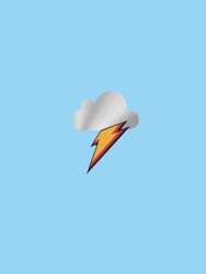 Size: 768x1024 | Tagged: safe, rainbow dash, cloud, cutie mark, gatorade, icloud, irl, lightning
