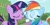 Size: 551x281 | Tagged: safe, screencap, rainbow dash, twilight sparkle, pegasus, pony, lesson zero, hub logo, imminent kissing, out of context