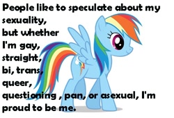 Size: 500x339 | Tagged: dead source, safe, rainbow dash, pegasus, pony, feminism, feministmylittlepony, meta, text, tumblr