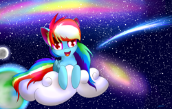 Size: 1900x1200 | Tagged: safe, artist:dawn079, rainbow dash, pegasus, pony, blue coat, female, mare, multicolored mane