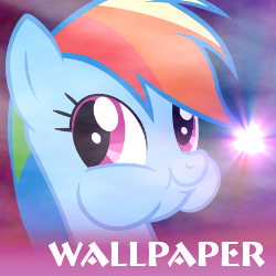 Size: 250x250 | Tagged: safe, rainbow dash, pegasus, pony, puffy cheeks, solo, spoilered image joke, wallpaper