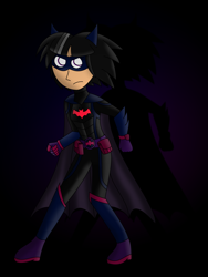 Size: 3000x4000 | Tagged: safe, artist:joeycrick, derpibooru import, twilight sparkle, human, arkham city, batgirl, batman, crossover, humanized, voice actor joke