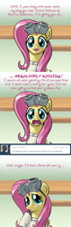 Size: 640x2022 | Tagged: safe, artist:giantmosquito, fluttershy, pegasus, pony, ask, ask-dr-adorable, dr adorable, tumblr