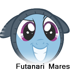 Size: 250x250 | Tagged: safe, rainbow dash, pegasus, pony, fail, futa, futanari mares, intersex, spoilered image joke