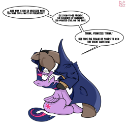 Size: 1024x1024 | Tagged: safe, artist:briarspark, derpibooru import, twilight sparkle, twilight sparkle (alicorn), alicorn, pony, crossover, dc comics, female, justice league unlimited, mare, ponified, the question