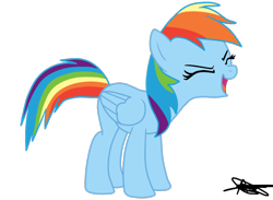 Size: 900x660 | Tagged: safe, artist:andreamelody, rainbow dash, pegasus, pony, cute, dashabetes, flutteryay, simple background, solo, transparent background, vector, yay