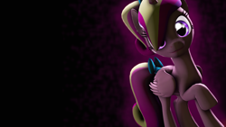 Size: 3840x2160 | Tagged: safe, artist:wiizzie, princess cadance, alicorn, pony, 3d, bow, cute, cutedance, high res, solo, tail bow, teen princess cadance, younger