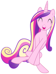 Size: 9253x12280 | Tagged: safe, artist:dentist73548, edit, editor:slayerbvc, princess cadance, alicorn, pony, a canterlot wedding, absurd resolution, accessory-less edit, barehoof, bipedal, cute, cutedance, dancing, female, mare, missing accessory, simple background, solo, transparent background, vector, vector edit