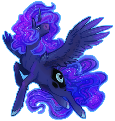 Size: 4181x4405 | Tagged: safe, artist:selonian, princess luna, alicorn, pony, absurd resolution, cutie mark, ethereal mane, female, flying, mare, simple background, solo, spread wings, transparent background, wings