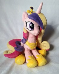 Size: 1024x1280 | Tagged: safe, artist:doctorkoda, princess cadance, alicorn, pony, irl, photo, plushie, sitting, solo