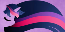 Size: 2000x1000 | Tagged: safe, artist:becauseimpink, derpibooru import, twilight sparkle, minimalist, solo