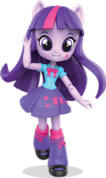 Size: 203x341 | Tagged: safe, derpibooru import, twilight sparkle, equestria girls, 3d, clothes, doll, equestria girls minis, official, skirt, solo, toy