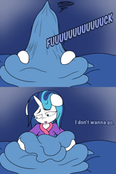 Size: 1280x1920 | Tagged: safe, artist:lefthighkick, shining armor, pony, unicorn, ask bottom armor, bipedal, blanket, bottom armor, explicit source, femboy, male, solo, teary eyes, vulgar