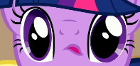 Size: 197x93 | Tagged: safe, derpibooru import, edit, edited screencap, screencap, twilight sparkle, avatar, cute, faic, fishface twilight, solo, wat