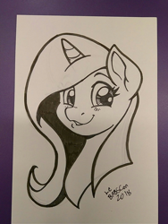 Size: 1080x1440 | Tagged: safe, artist:latecustomer, princess cadance, alicorn, pony, female, looking at you, mare, solo