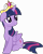 Size: 6000x7564 | Tagged: safe, artist:midnightfunny, derpibooru import, twilight sparkle, twilight sparkle (alicorn), alicorn, pony, princess twilight sparkle (episode), .ai available, absurd resolution, element of magic, female, floppy ears, frown, looking back, mare, sad, simple background, sitting, solo, transparent background, vector