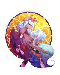 Size: 800x1000 | Tagged: safe, artist:lilacuity, princess luna, alicorn, pony, crown, jewelry, regalia, solo