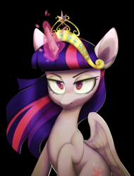 Size: 1290x1699 | Tagged: safe, artist:fensu-san, twilight sparkle, twilight sparkle (alicorn), alicorn, pony, big crown thingy, female, mare, solo