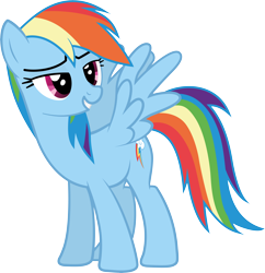 Size: 8134x8398 | Tagged: safe, artist:waranto, rainbow dash, pegasus, pony, absurd resolution, simple background, solo, transparent background, vector