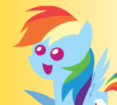 Size: 166x149 | Tagged: safe, artist:inkrose98, rainbow dash, pegasus, pony, blue coat, female, mare, multicolored mane, pointy ponies