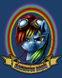 Size: 576x720 | Tagged: safe, artist:reillyington86, rainbow dash, pegasus, pony, blue coat, female, mare, multicolored mane