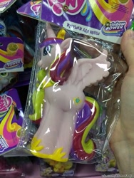 Size: 453x604 | Tagged: safe, princess cadance, alicorn, pony, bootleg, crown, female, horn, mare, multicolored mane, solo, toy