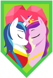 Size: 740x1080 | Tagged: safe, artist:brutamod, princess cadance, shining armor, alicorn, pony, unicorn, banner, explicit source, female, male, shiningcadance, shipping, straight