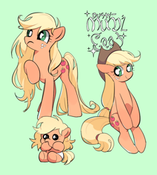 Size: 746x832 | Tagged: safe, artist:dusty-munji, applejack, earth pony, pony, baby, baby pony, babyjack, cute, foal, hoof sucking, jackabetes, looking at you, loose hair