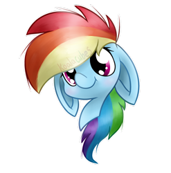 Size: 1024x1038 | Tagged: safe, artist:amberlea-draws, derpibooru import, rainbow dash, pegasus, pony, blushing, cute, floppy ears, simple background, solo, transparent background, watermark