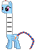 Size: 306x441 | Tagged: safe, rainbow dash, giraffe, pegasus, pony, desktop ponies, long neck, rainbow girrash, simple background, solo, transparent background, wat, what has magic done, what has science done