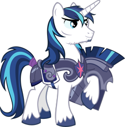 Size: 5019x5109 | Tagged: safe, artist:tales-fables, shining armor, pony, unicorn, absurd resolution, armor, facial hair, helmet, male, simple background, solo, stallion, tail wrap, transparent background, vector