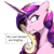 Size: 512x512 | Tagged: safe, artist:silfoe, princess cadance, alicorn, pony, female, looking back, mare, oh god, princess of love, princess of shipping, serious, serious face, shipper on deck, simple background, solo, speech bubble, transparent background