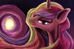 Size: 3000x2000 | Tagged: safe, artist:foughtdragon01, princess cadance, alicorn, pony, female, mare, side view, solo, speedpaint