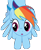 Size: 4114x5000 | Tagged: safe, artist:midnight--blitz, rainbow dash, pegasus, pony, absurd resolution, simple background, solo, transparent background, vector