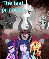 Size: 1252x1498 | Tagged: safe, artist:php77, editor:php77, princess cadance, princess celestia, princess luna, sci-twi, sunset shimmer, twilight sparkle, twilight sparkle (alicorn), alicorn, equestria girls