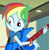 Size: 648x668 | Tagged: safe, derpibooru import, screencap, rainbow dash, equestria girls, friendship games, cropped, cute, guitar, solo