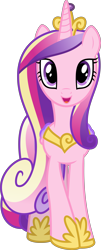 Size: 6400x15810 | Tagged: safe, artist:parclytaxel, princess cadance, alicorn, pony, .svg available, absurd resolution, female, looking at you, mare, simple background, smiling, solo, transparent background, vector